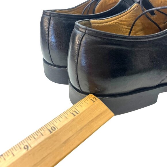 Bruno Magli Bishop Ranuncolo Lace Up Leather Loafer Men's 11.5M Black Color - Picture 6 of 12